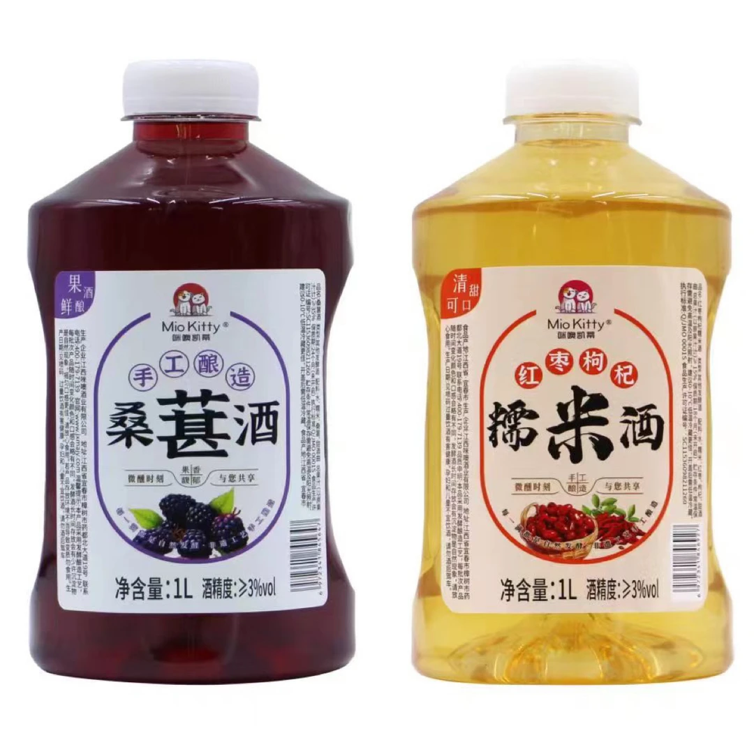 咪噢凯蒂【红枣枸杞、桑葚、桂花、米酒】1L装无添加