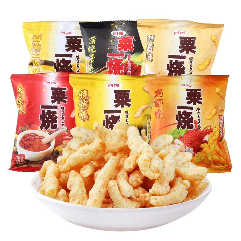FOUR SEAS/四洲 粟一烧32g膨化食品香脆精美严选香辣味营养