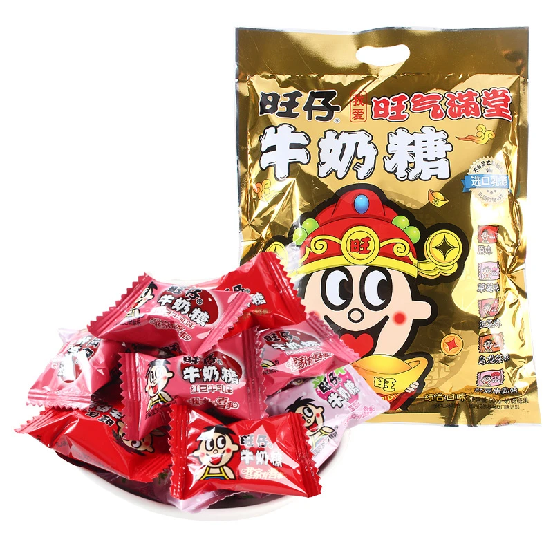WANT-WANT/旺旺 旺仔牛奶糖果500g混合装奶味香浓品质味道送礼