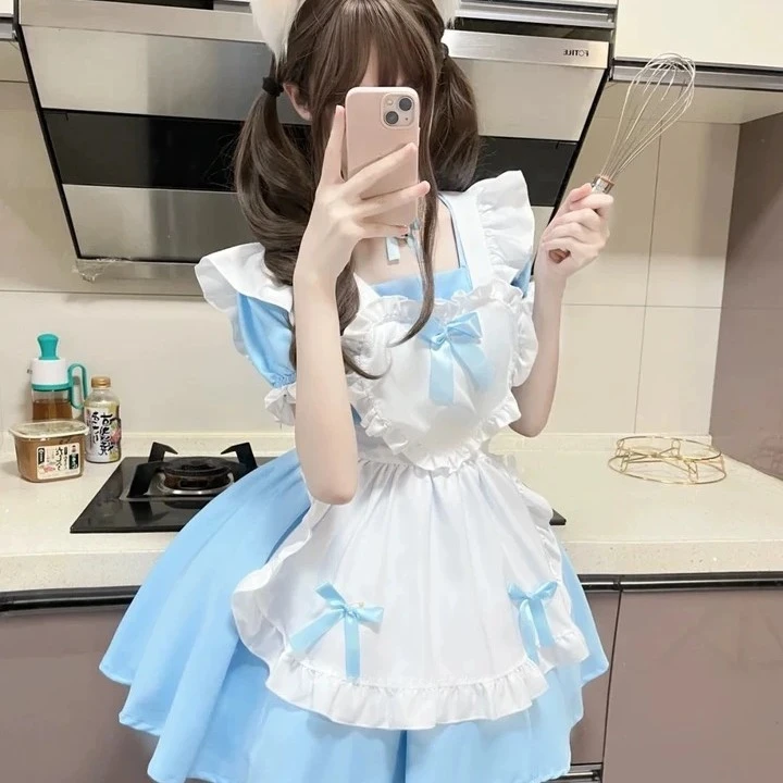 一只女仆秋叶原咖啡厅豪华女仆服装 COSPLAY演出服连衣裙lolita女