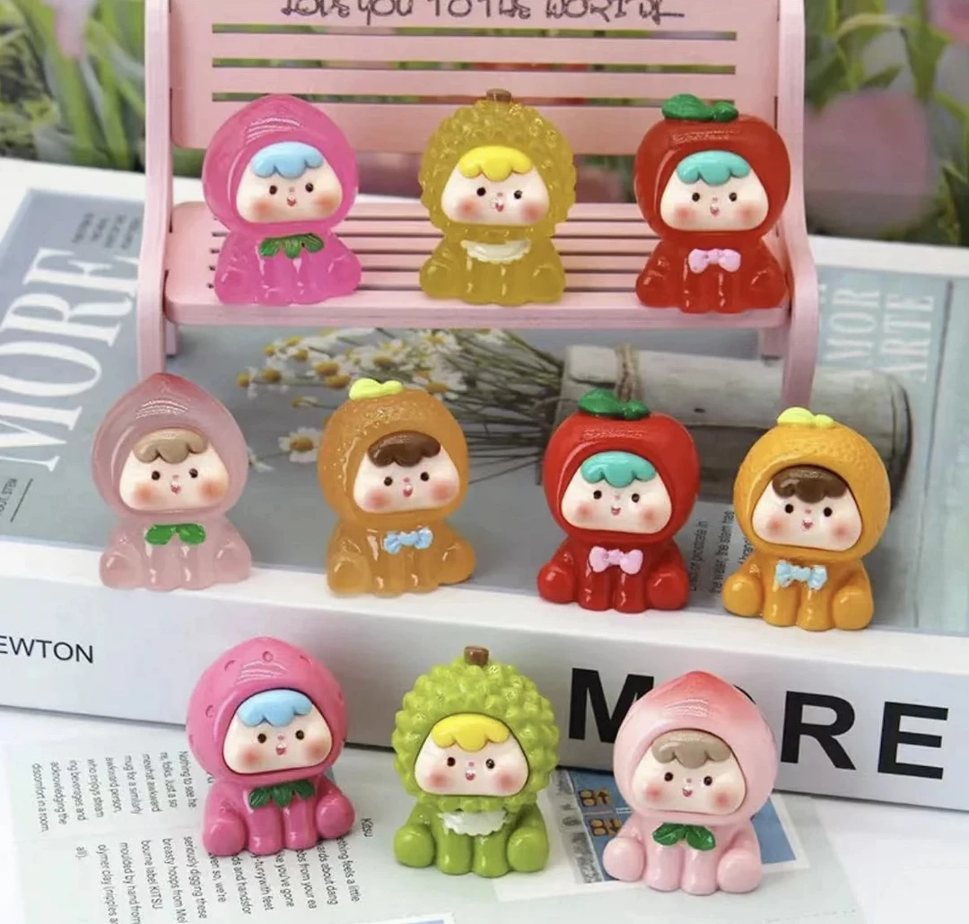 【直播拆袋】水果崽崽系列潮玩摆件可爱实色夜光水果玩具