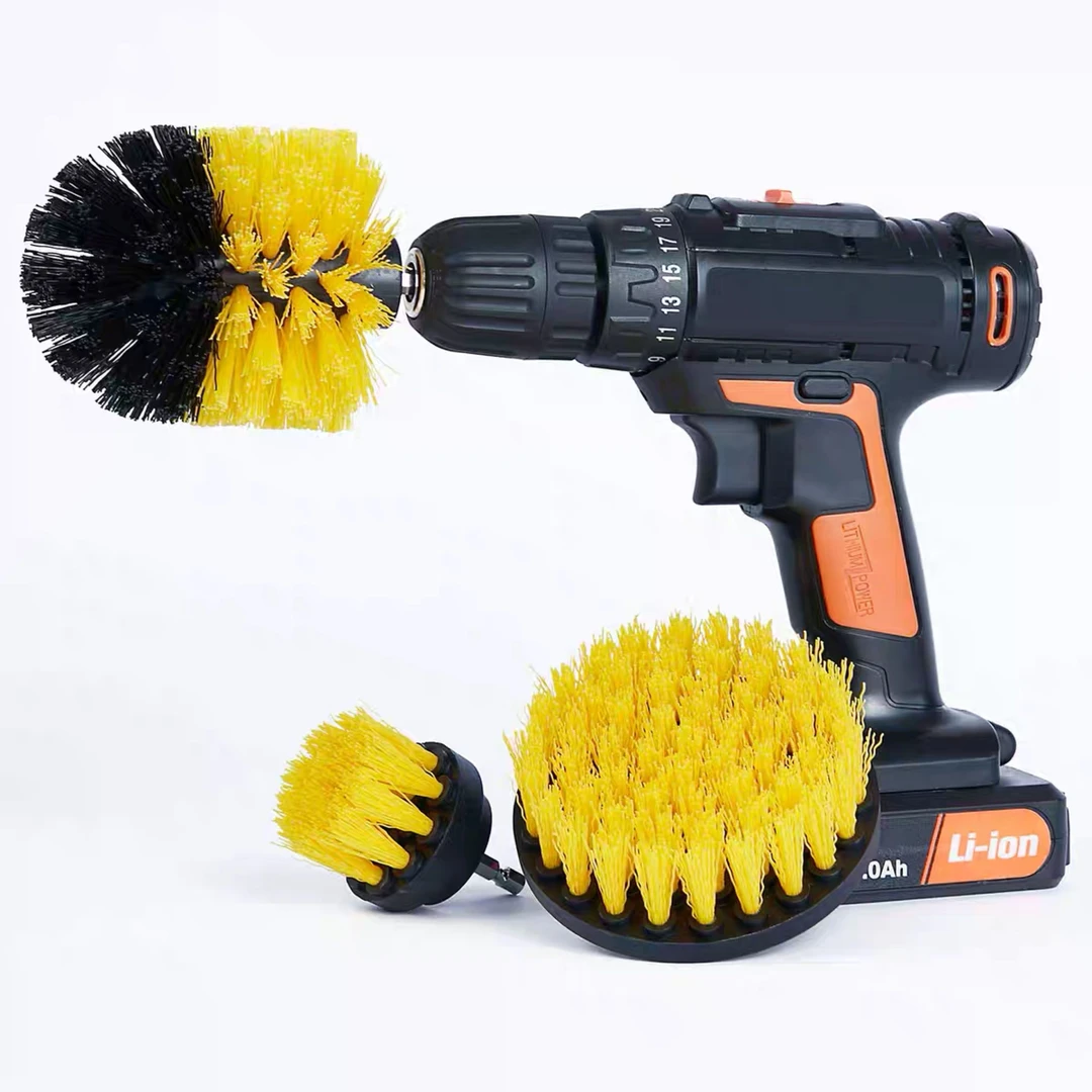 电动清洁刷家用网红厨房浴室地毯刷瓷砖抛光清洗刷通用电钻刷头
