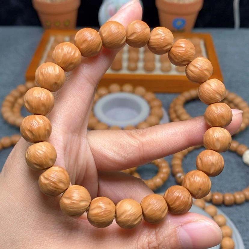 【闪购商品】猴头核桃吊坠拉丝百香瑕点