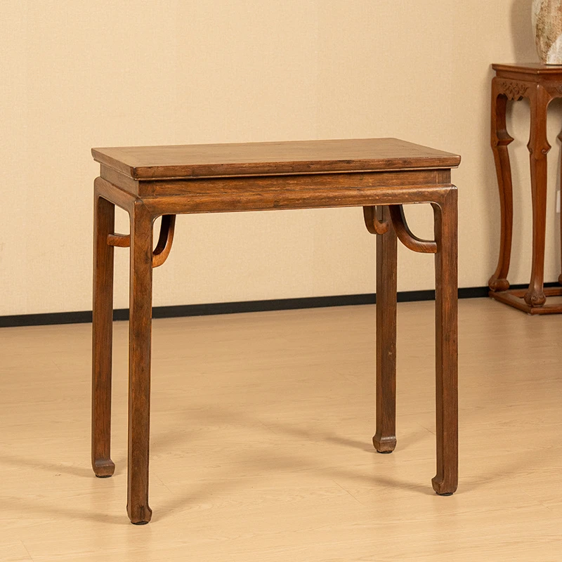 清代黄花梨高束腰霸王枨马蹄腿香案明清家具收藏海南黄花梨供桌