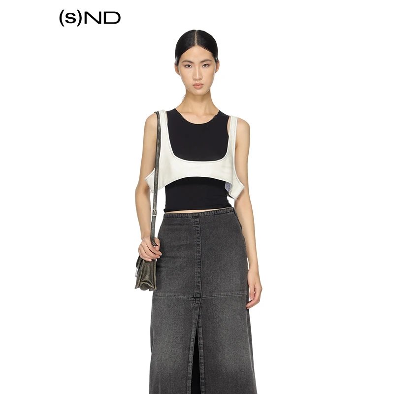 【MM6 设计师品牌】SND PS24 休闲潮流背心上衣