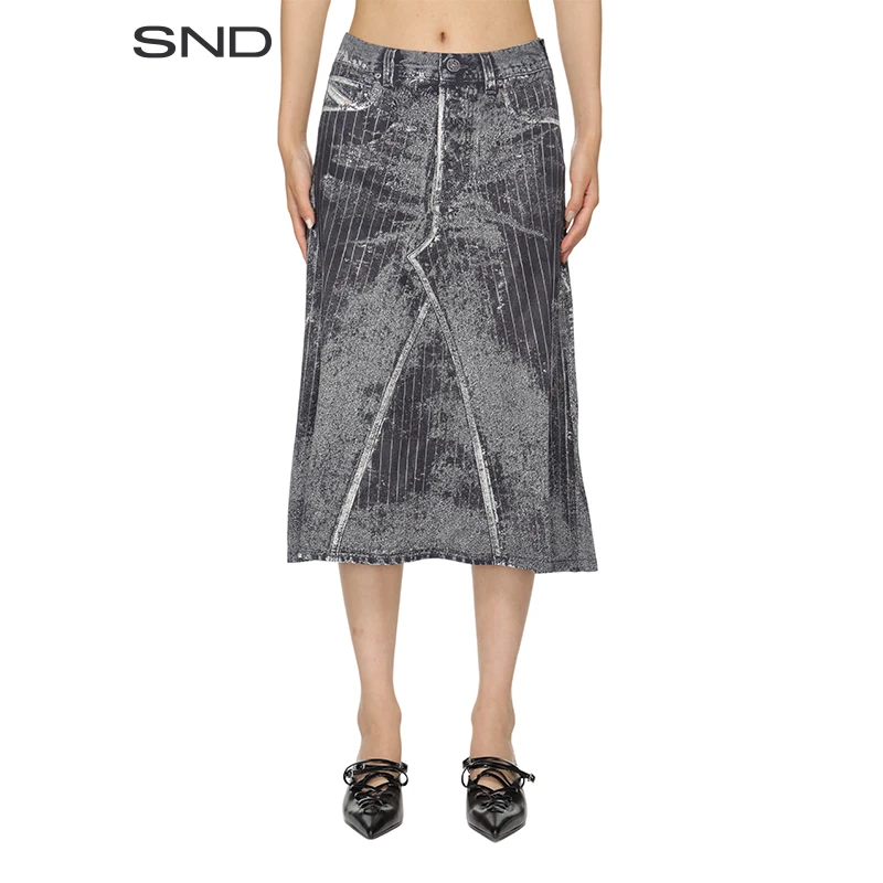 【DS设计师品牌】SND FW24 不规则毛边半裙