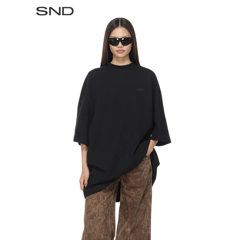 【032C 设计师品牌】SND AW24 OVERSIZED LOGO T恤 男女同款
