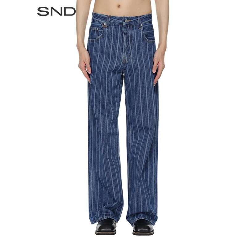 【JACQUEMUS 设计师品牌】SND AW24 竖条纹牛仔长裤