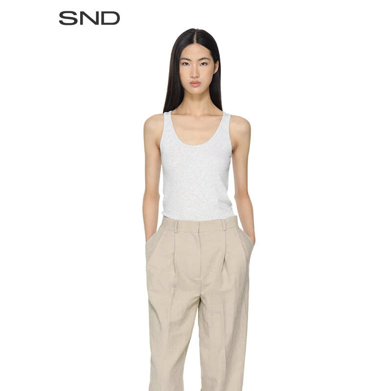 【SNDTE 设计师品牌】SND PF24 经典罗纹背心