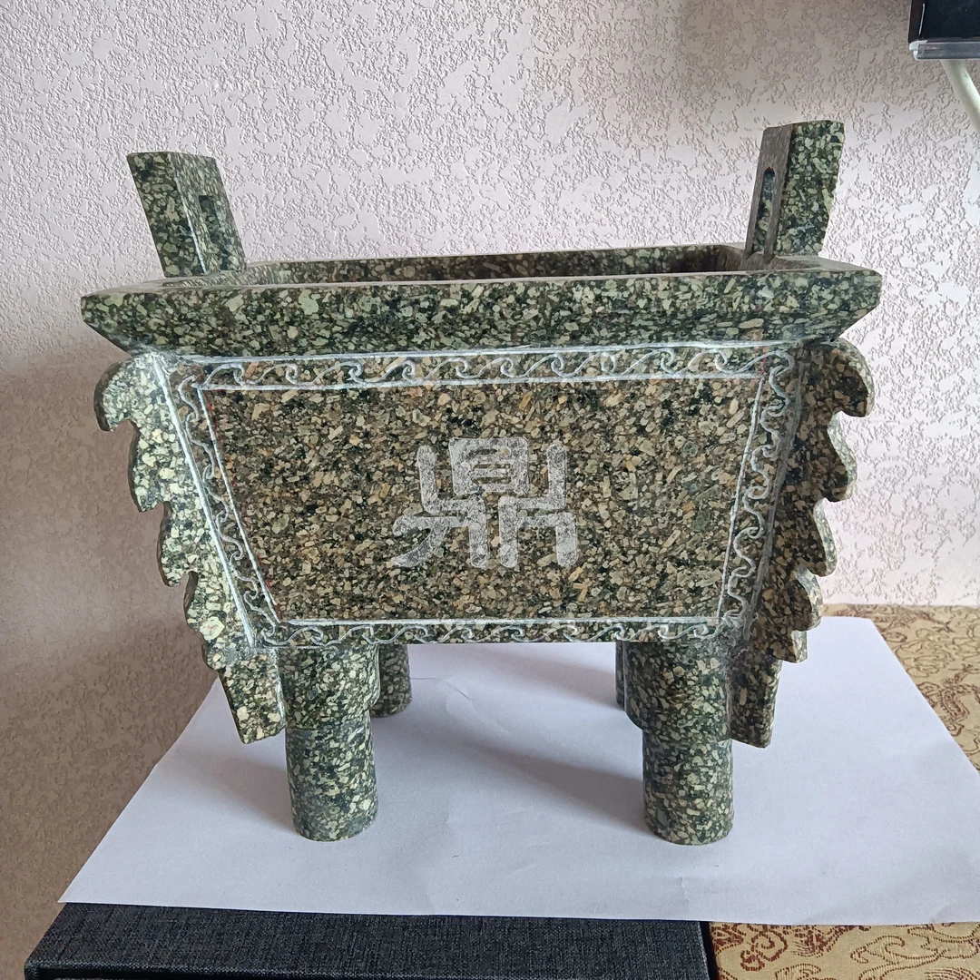 中华麦饭石原石打磨鼎