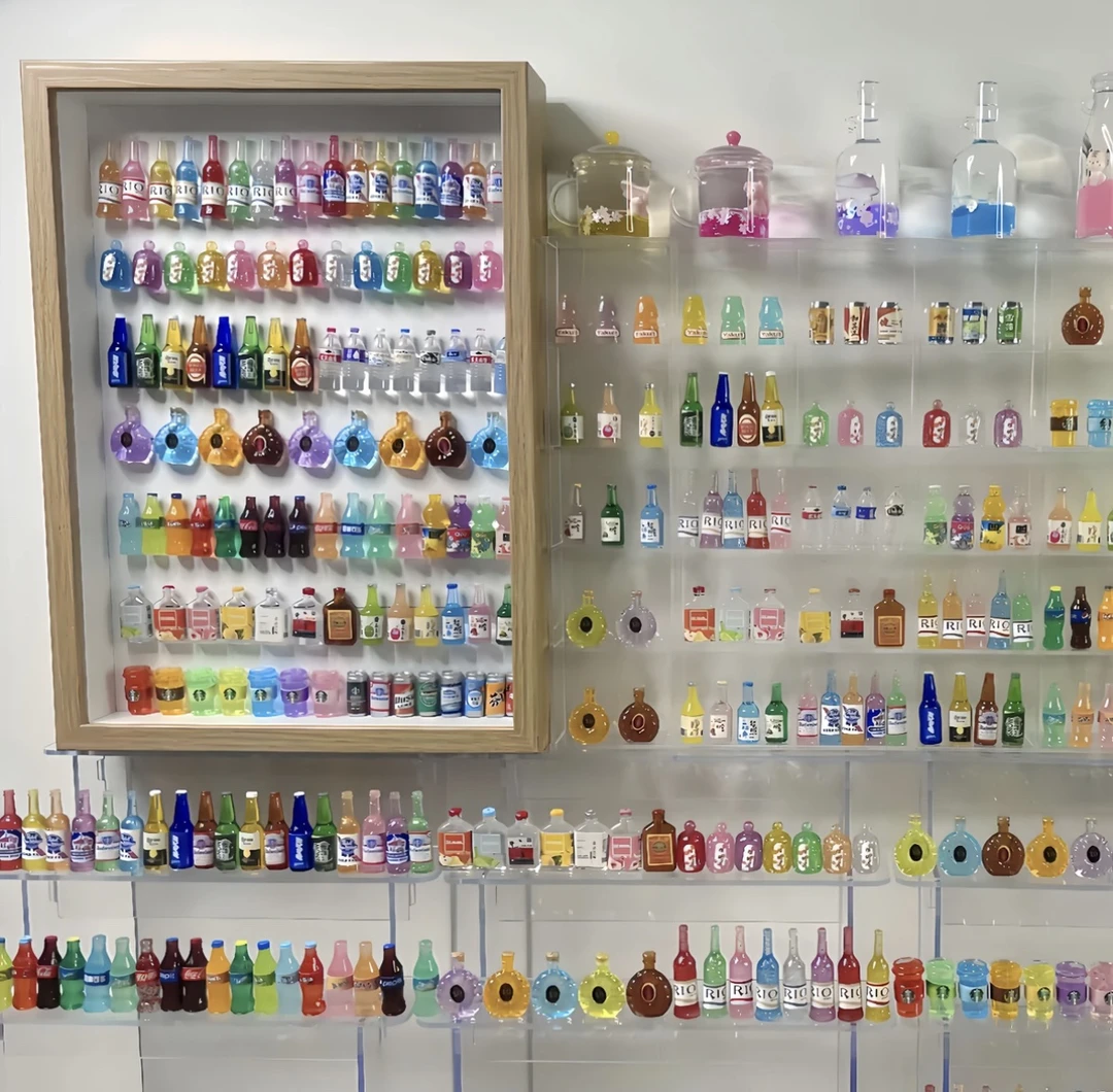 【带回家拆】迷你小瓶子DIY小酒瓶可爱盲袋汽车摆件过家家玩具