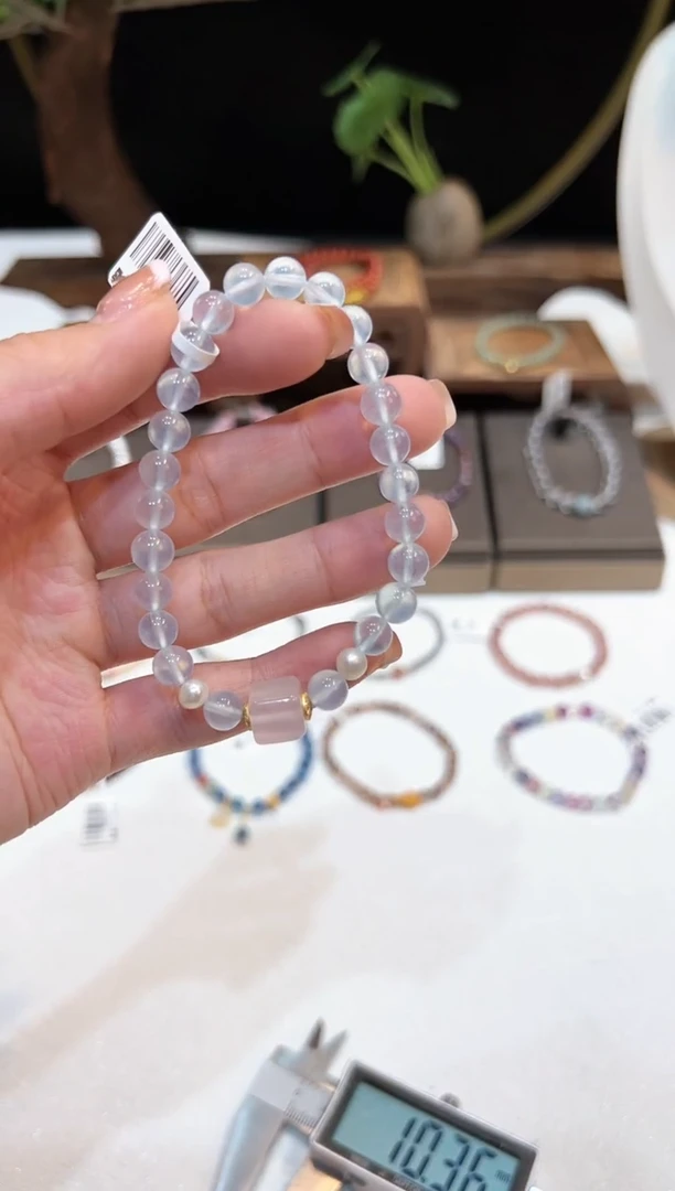 【闪购商品】海蓝宝石手链未镶嵌手饰@@B1072