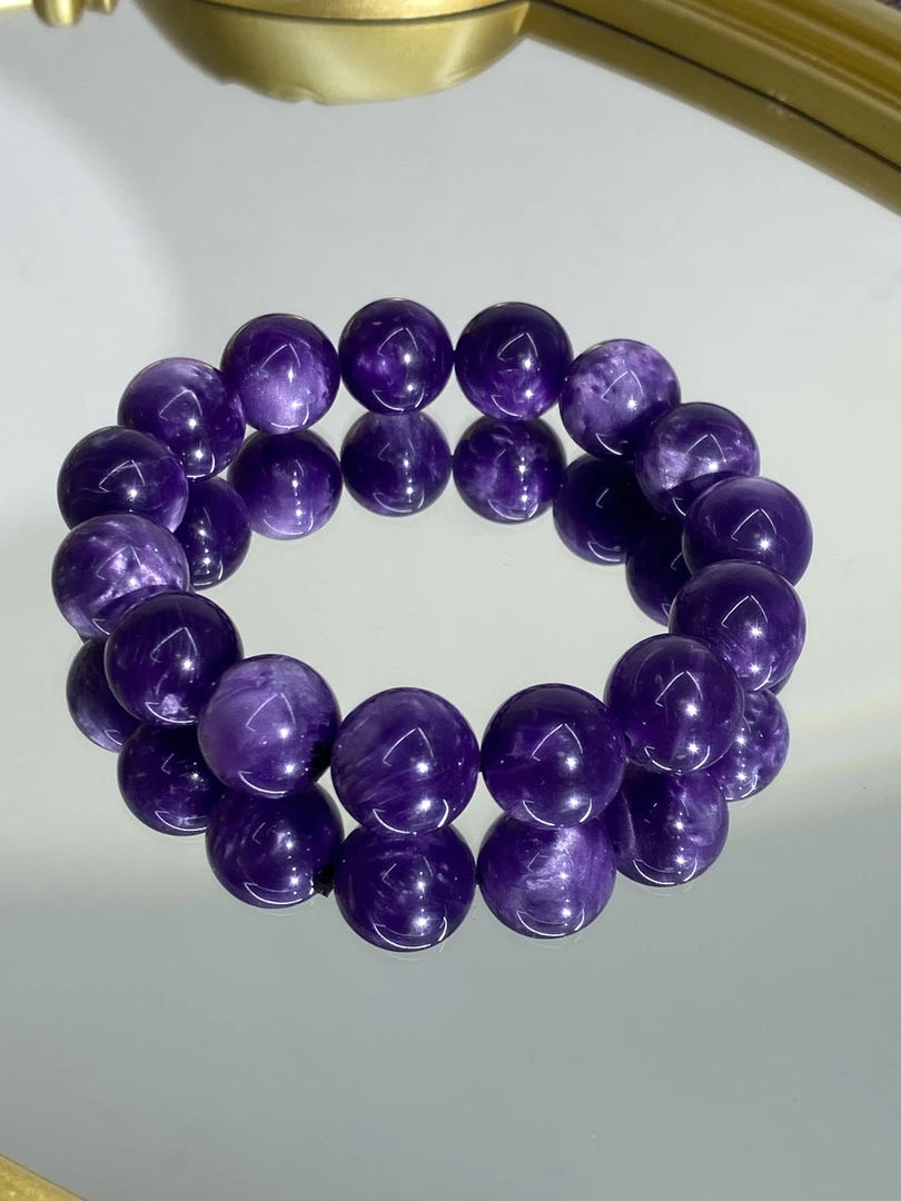 铜合金合成锆石项链 TTSD 紫色时尚潮流百搭款项链 142