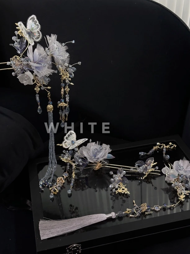 非金属婚庆饰品 WHITE 清冷感手作中式