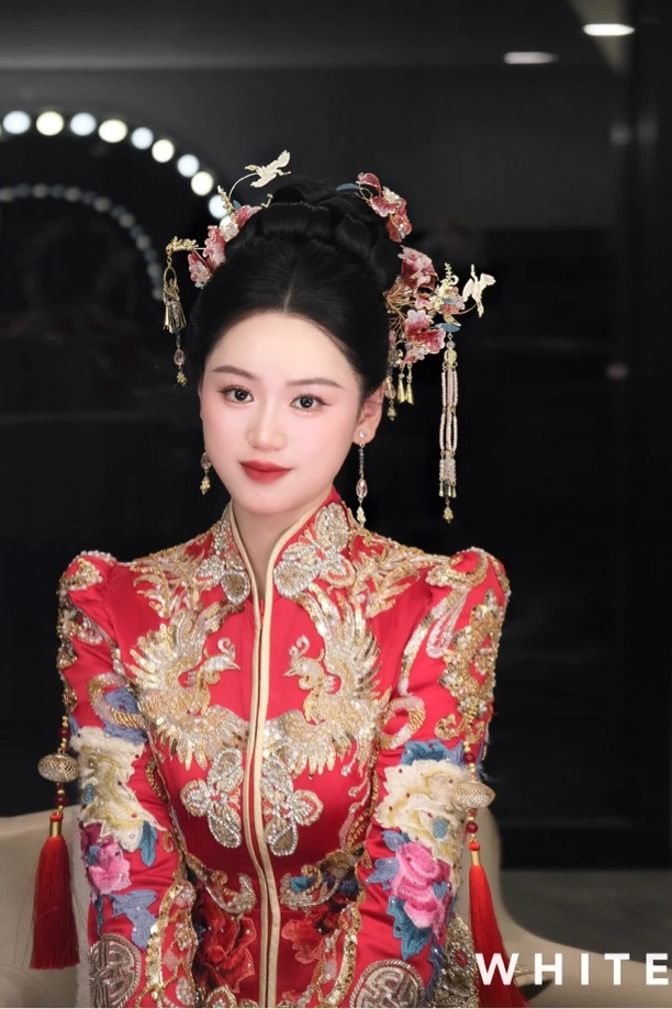 合金婚庆饰品 新品中式 出水芙蓉~