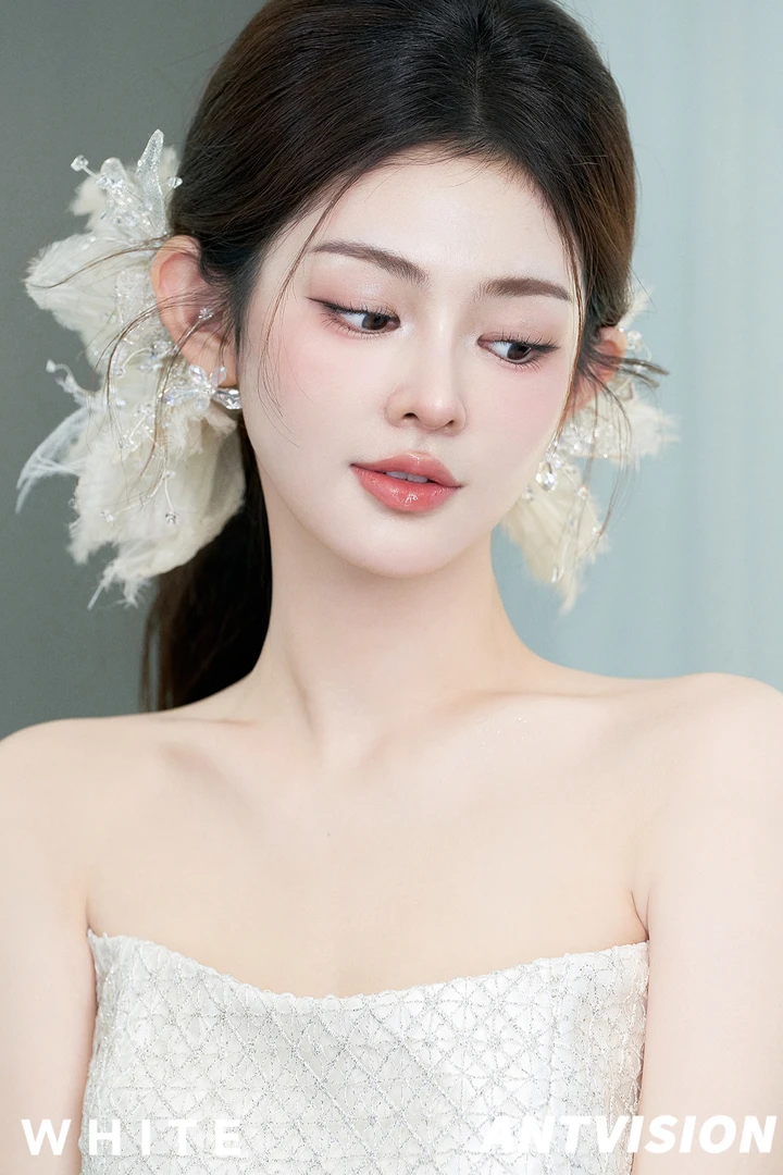 非金属布艺婚庆饰品 WHITE 浪漫香槟氛围感大花