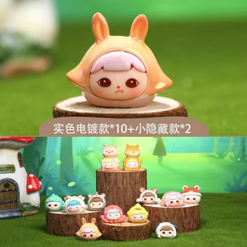 正品KOKO帽帽幼稚园系列正版盲盒带编号潮玩手办公仔萌粒玩具摆件