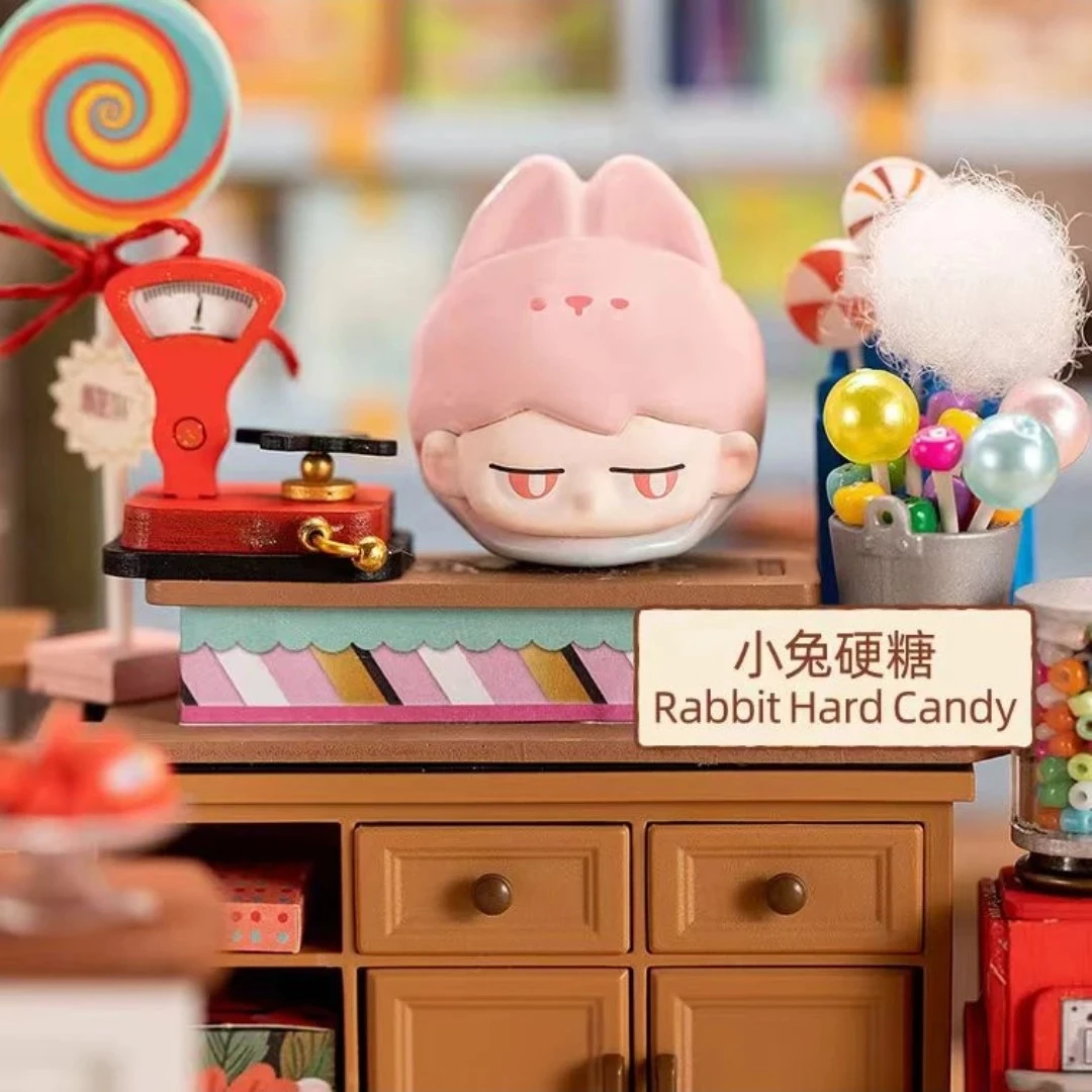 【拆盒】吃货小铺贴贴乐系列萌粒潮玩盲盒摆件