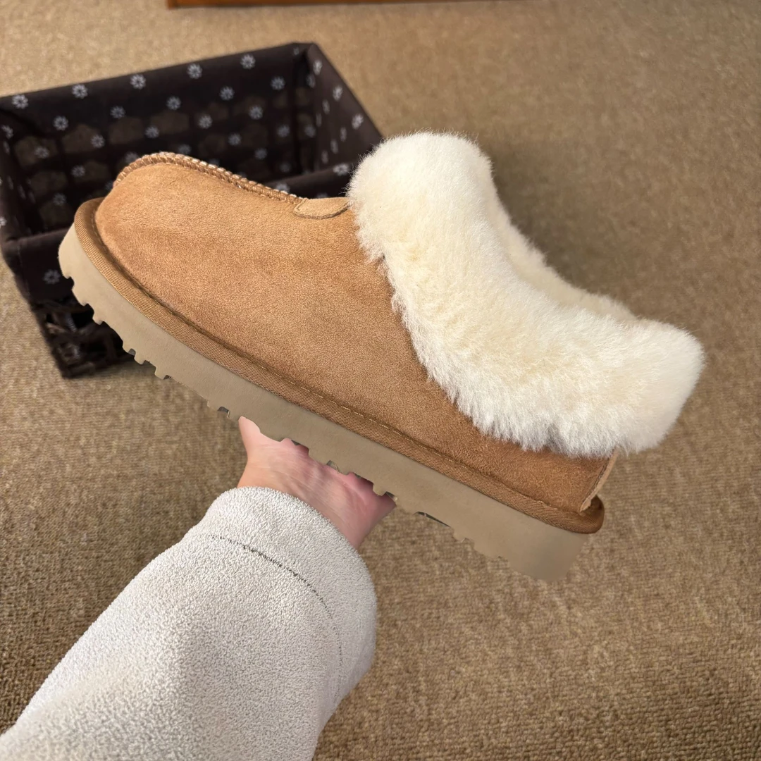 【薄底塔次特】皮毛一体雪地靴冬季保暖百搭休闲时尚舒适