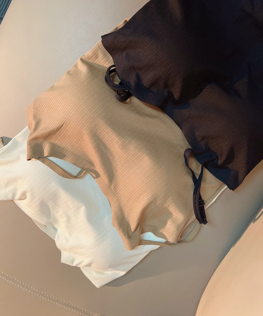 吊带背心美背内搭带胸垫外穿上衣夏季背心打底聚拢防下垂冰丝无痕