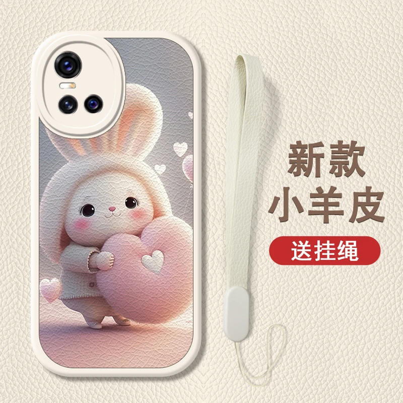 抱心兔vivos10手机壳S10pro新款挂绳VIVOs10e保护套高级个性女款