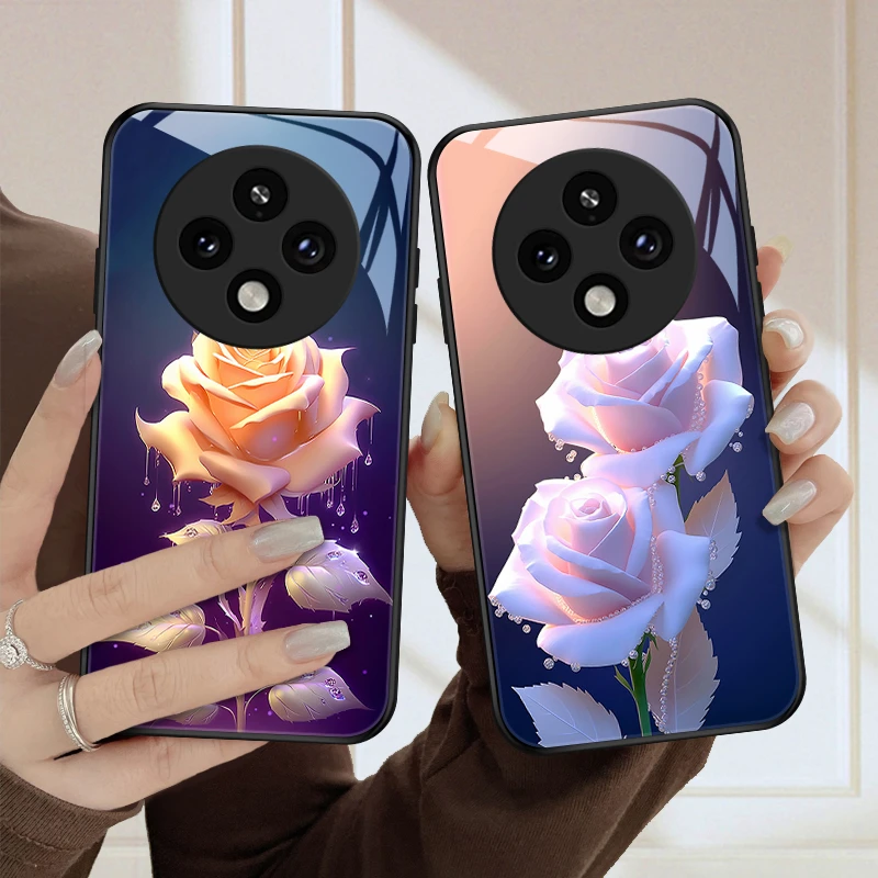 端庄秀丽适用oppoa3pro玻璃A3pro散热镜面简约新款女款全包外壳防