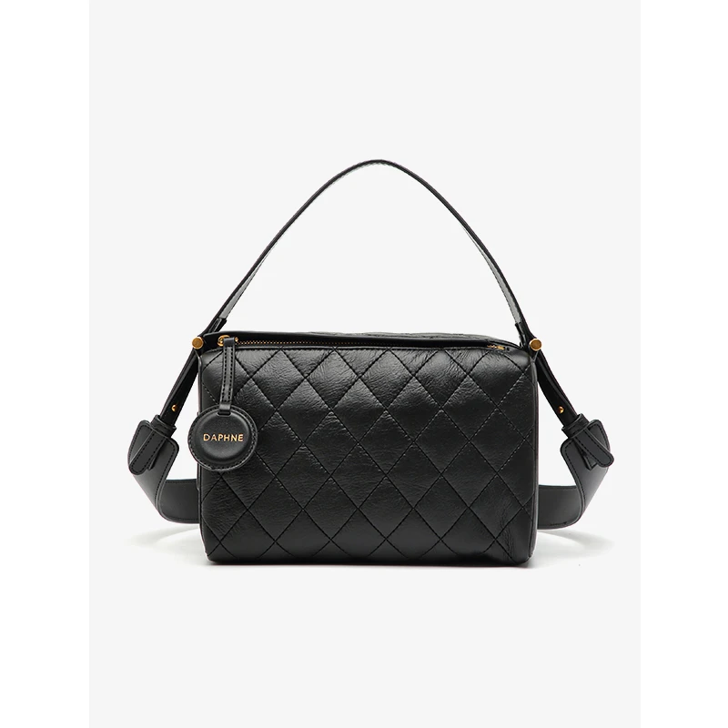 达芙妮Daphne枕头包经典菱格小香风单肩斜挎包6124183091/10194