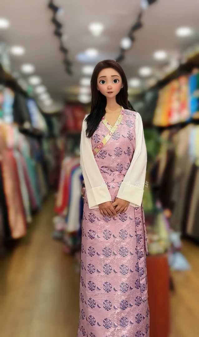 新款锦缎西藏服 千金金 孤品 福利款