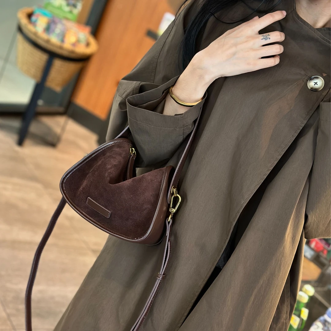 2024秋冬新款复古豹纹牛皮小方包时尚休闲百搭真皮小众单肩单肩