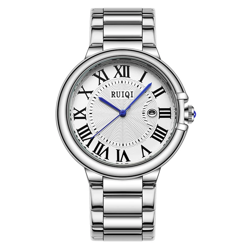 RUIQI正品经典百搭气球系列手表男士时尚经典百搭腕表 6611钢带