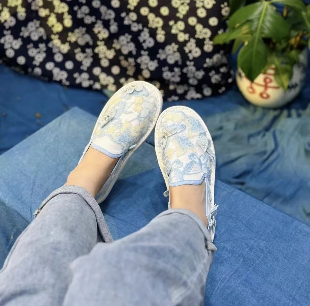 蝶恋花-【春季新款-西楚XICHU国潮千层底布鞋】