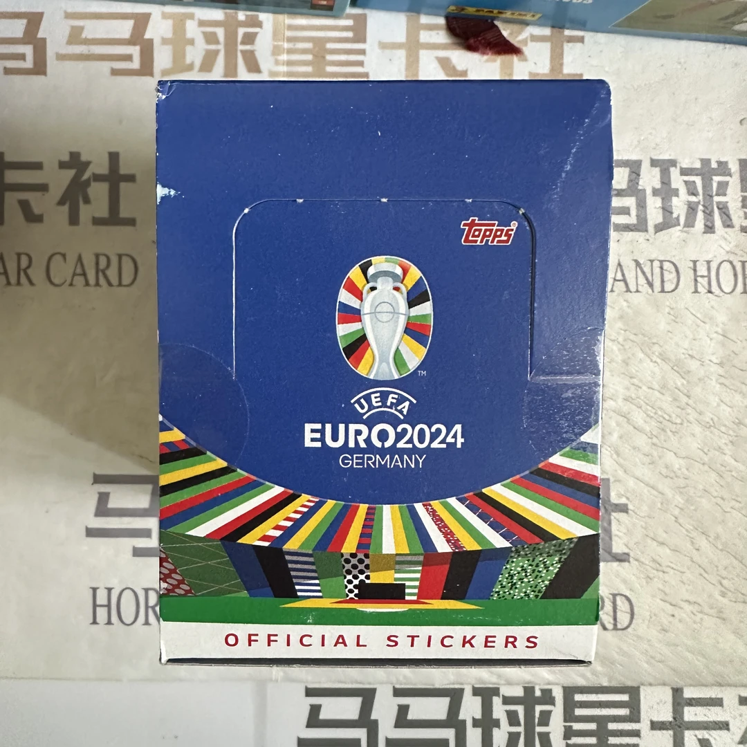 Topps【拆盒】2024 欧洲杯 贴纸【五包】（未成年人，禁止下单）