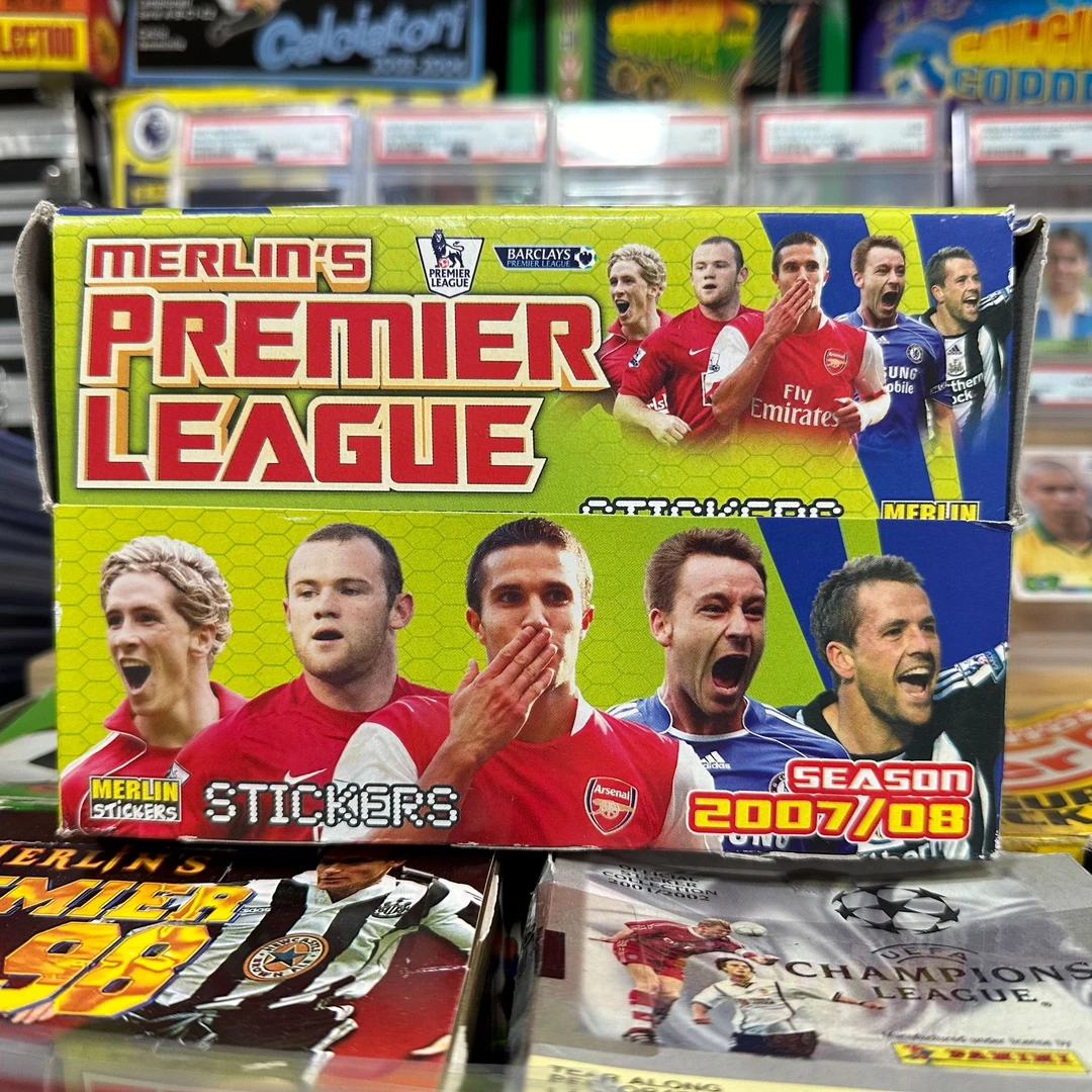 【拆盒】梅林2007-08赛季英超足球贴纸【十包】（未成年人，禁止下单）