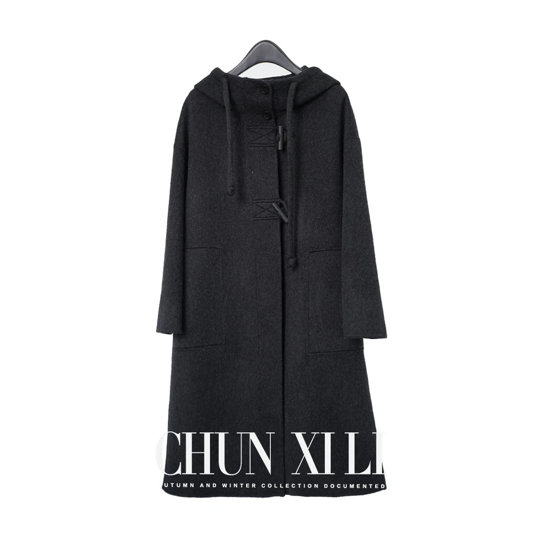 CHUNXILI/春熙里 秋冬新品女士100%羊毛双面呢大衣D00W44063