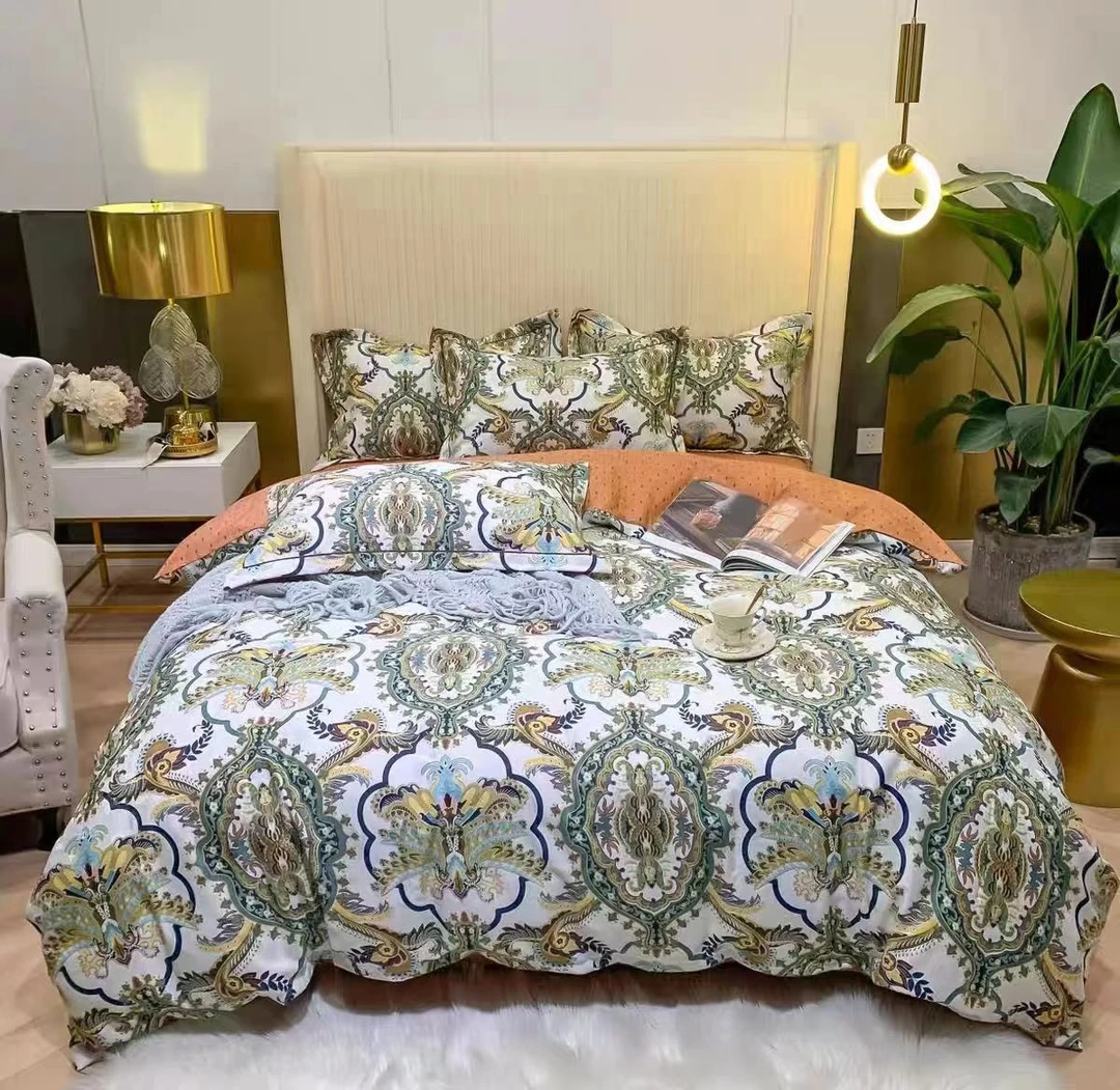 新款高端全棉大提花四件套床上用品