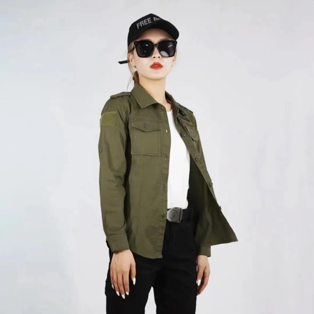 早春新款纯棉休闲老鹰头长袖衬衣潮男女情侣款MS-61156/81237