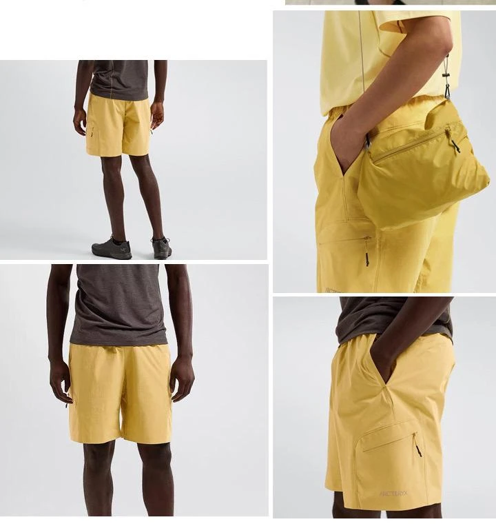 SYS系列 户外夏季男士情侣款显瘦宽松时尚百搭纯色薄款短裤5811