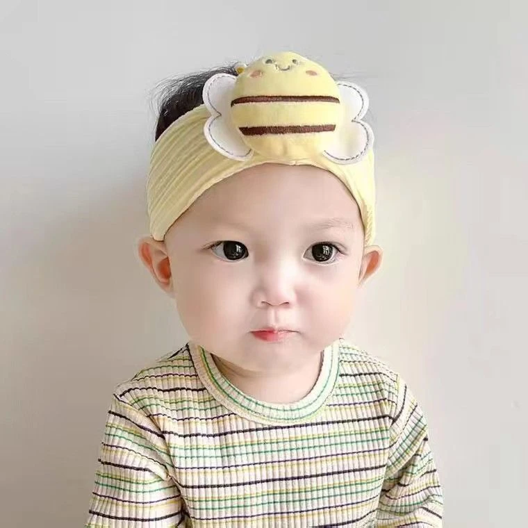 【2023】婴儿发带超萌可爱男女宝宝护卤门发饰头饰卡通发箍-FD