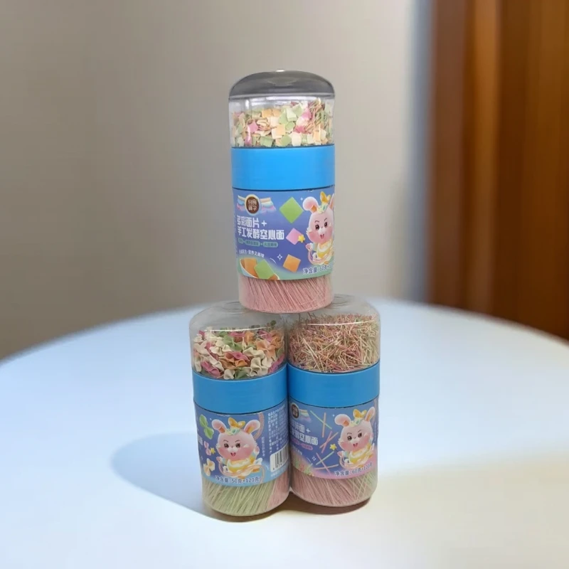 兒食铺子多彩双拼手工发酵空心面YZ