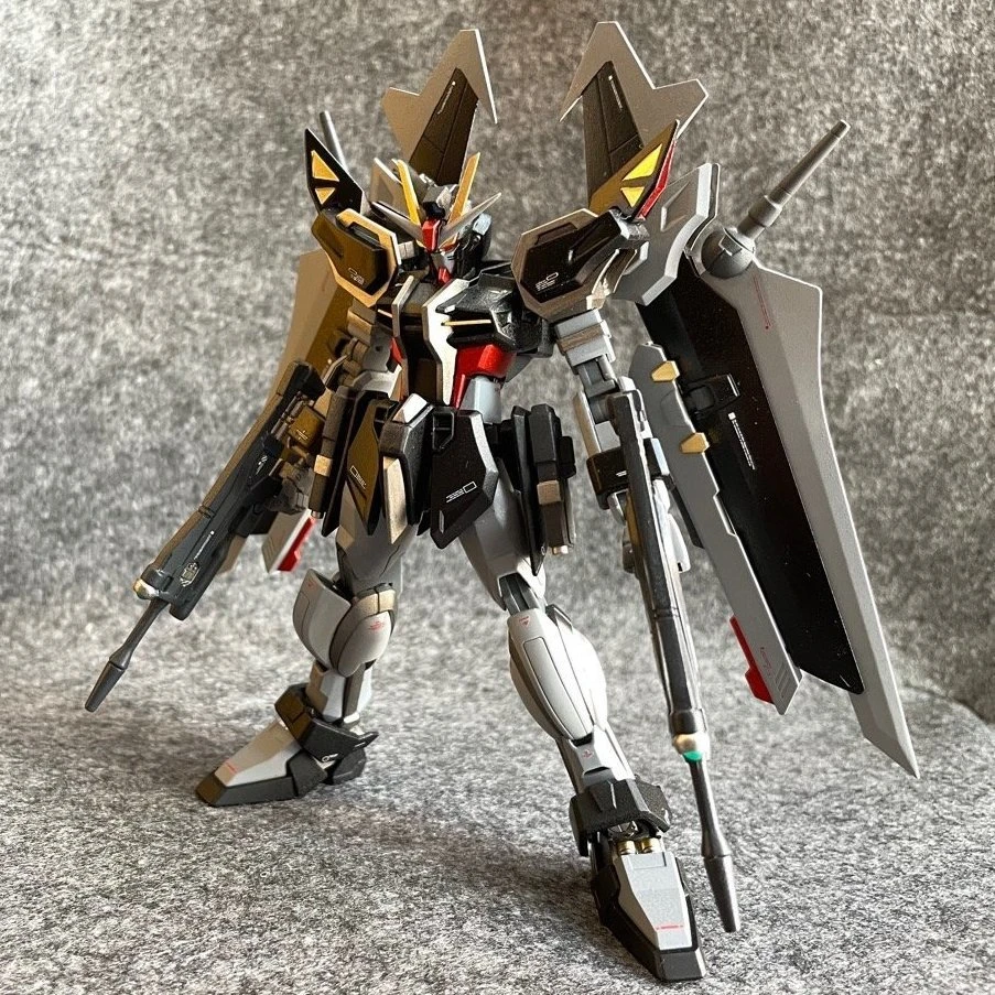 国产高高 HG1/144黑强袭 漆黑强袭高达 突击敢达SEED拼装模型玩具