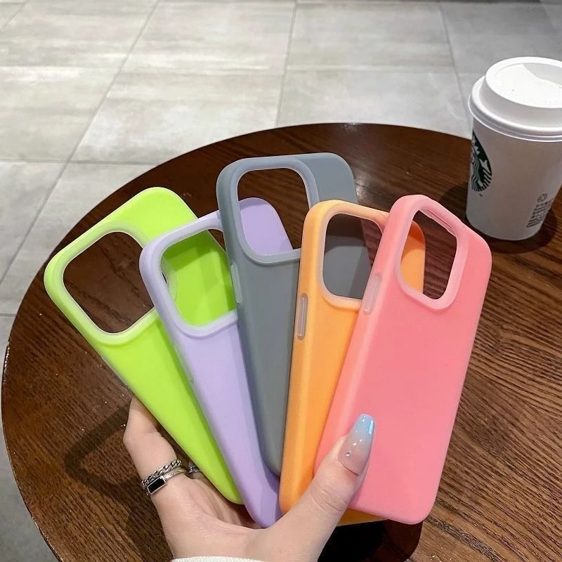 果冻液态硅胶适用于苹果14promax手机壳多巴胺iPhone13简约15新款