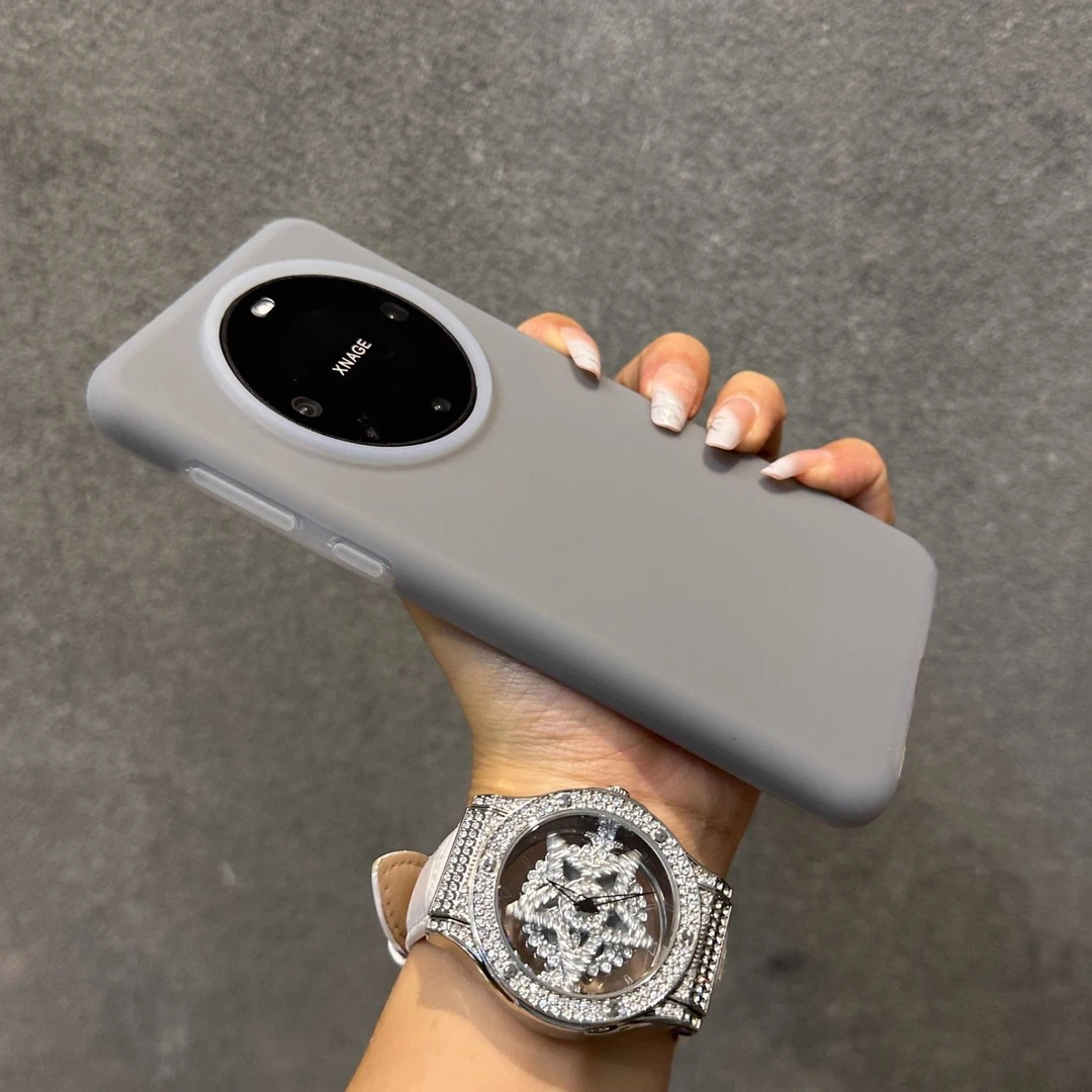 适用华为mate60pro手机壳果冻糖果色mate50/40肤感高级液态硅胶软