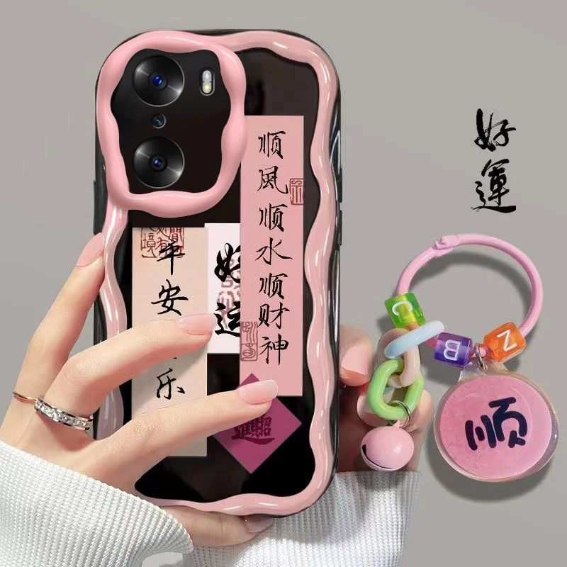 顺风顺水荣耀60pro手机壳TNA-AN00耐脏软壳气囊防摔彩绘潮流挂坠