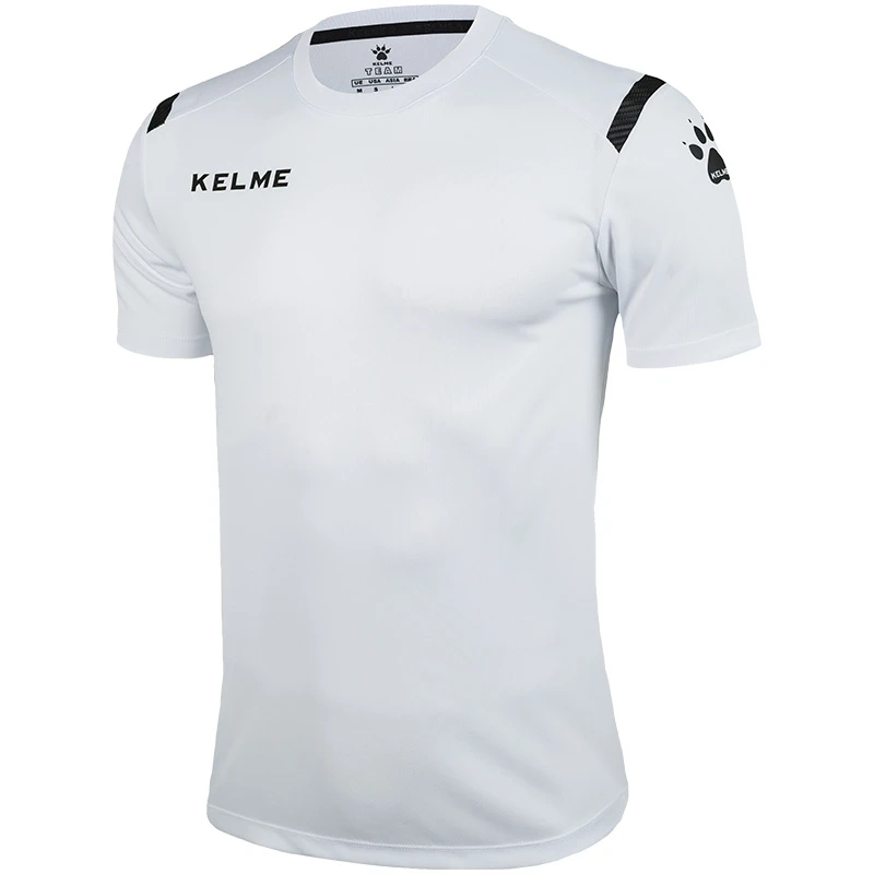 【KELME卡尔美】男子短袖运动训练服透气排汗速干健身衣综训短T