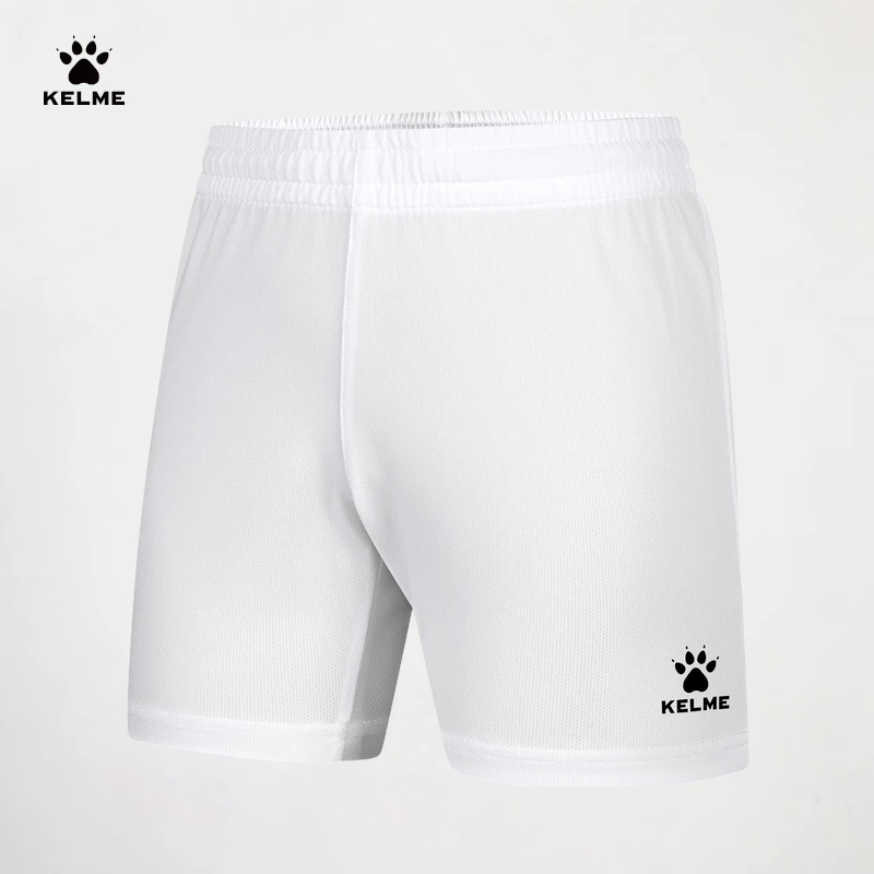 卡尔美旗舰店出征系列新款足球短裤儿童运动训练跑步白黑BX