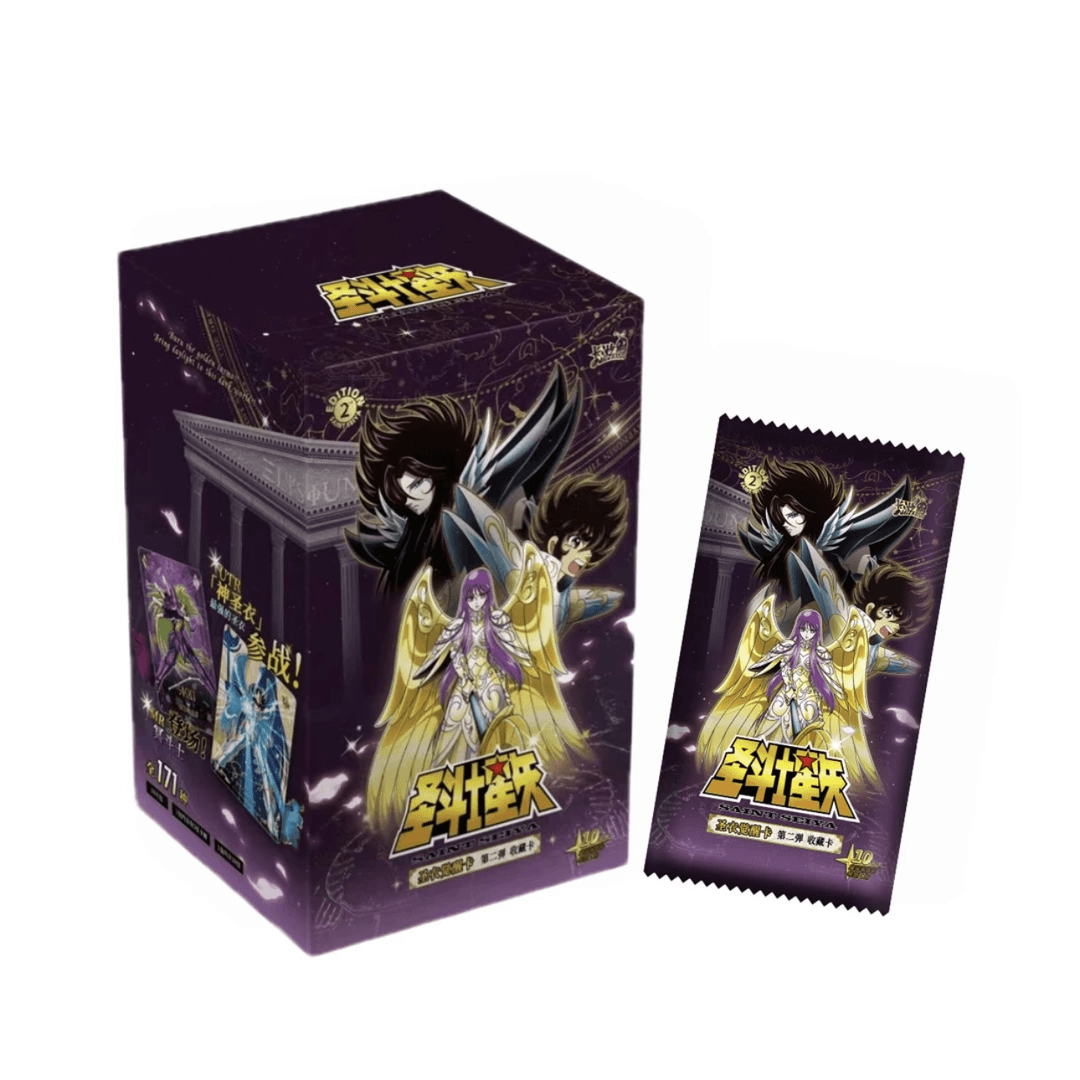【拆盒】卡游圣斗士星矢-圣衣觉醒卡第二弹 卡牌盲盒