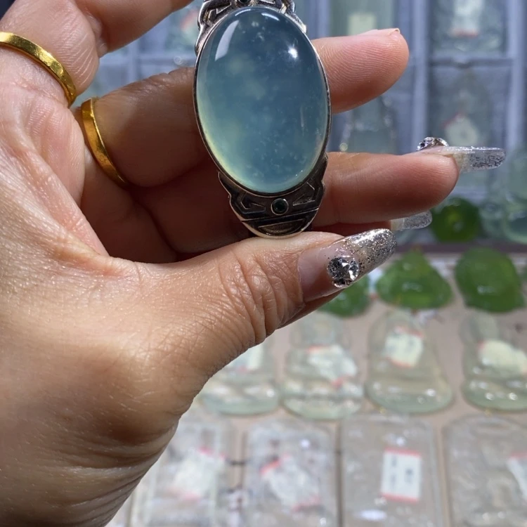 【闪购商品】蛇纹石玉手链未镶嵌金*生