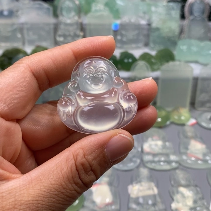 蛇纹石玉颈饰未镶嵌健****。