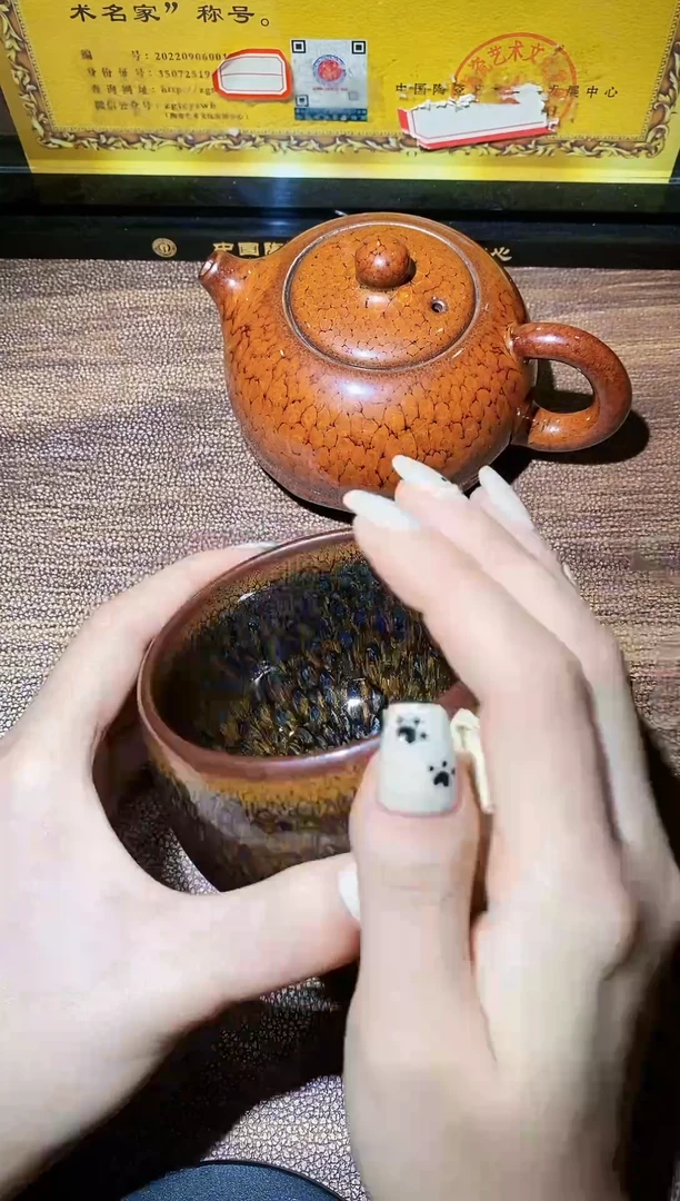 【闪购商品】建盏连志华壶