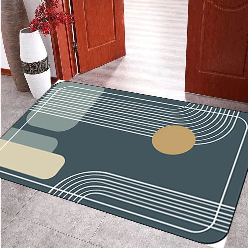 246硅藻泥吸水速干地垫卫生间门口浴室防滑厕所床边玄关卧室毯